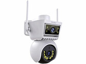La telecamera IP 7Links Dual Lens Wi-Fi Pan Tilt è ora in vendita in Europa. (Fonte: Pearl)