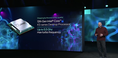 Intel ha mostrato il Core i9-12900KS a gennaio al CES 2022. (Fonte immagine: Intel)