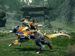 A differenza di Monster Hunter: World, in Monster Hunter Rise i giocatori possono cavalcare i Palamute.