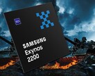 Il Samsung Exynos 2200 dovrebbe offrire la tecnologia ray-tracing nei giochi supportati. (Fonte immagine: Samsung - edito (Exynos 2200 mockup))