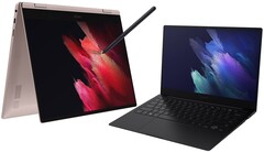 Il Samsung Galaxy Book Pro 360 e il Galaxy Book Pro potrebbero essere lanciati a maggio. (Fonte immagine: Voice/EBlass - modificato)