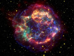 Immagine che mostra i resti della supernova Cassiopea A. (Fonte: WikiImages - Pixabay)