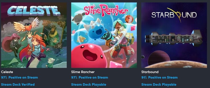 I tre giochi del livello 5 di questa collezione Humble Bundle