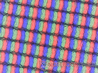 I subpixel RGB opachi non sono così nitidi come un'alternativa lucida