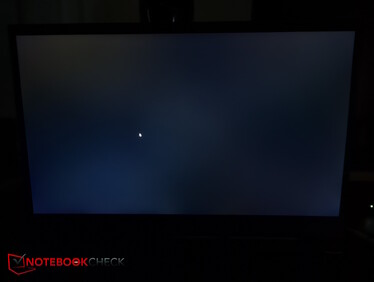 Solo un lieve sanguinamento dello schermo