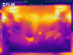 Distribuzione del calore - Lato inferiore (sotto carico)