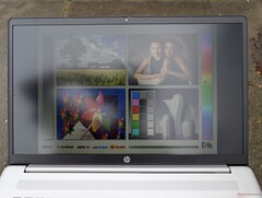 All'aperto, con un cielo molto nuvoloso