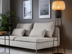 La lampada da terra IKEA SYMFONISK con altoparlante Wi-Fi supporta Apple AirPlay 2. (Fonte: IKEA)