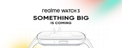 Il primo teaser del Watch 3. (Fonte: Realme)