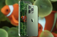 I rendering non ufficiali di iPhone 14 Pro Max e iPhone 14 Pro si basano su indiscrezioni e fughe di notizie. (Fonte immagine: @4RMD3/Apple - modificato)