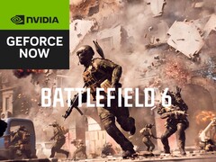 Banner di Battlefield 6 Nvidia GeForce Now (Fonte: EA, Nvidia con modifiche)