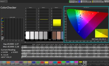 Precisione cromatica CalMAN per display da esterno