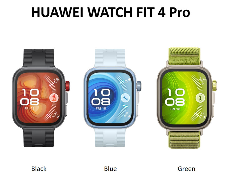 Opzioni di colore dello smartwatch (Fonte: Huawei)