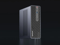 MS-S1 Max-P495 costa 7.399 dollari. Nella foto: la parte anteriore del mini PC.