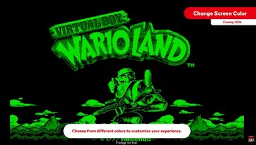 Per cambiare il colore dello schermo, gli utenti dovranno rimuovere il coperchio rosso della lente del Nintendo Virtual Boy. (Fonte immagine: Nintendo)