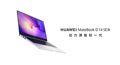Il MateBook D 14 SE 2022 è disponibile in un&#039;unica configurazione. (Fonte: Huawei)