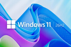 Logo di Windows 11 26H2. L'aggiornamento introduce diversi miglioramenti delle prestazioni.