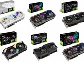 Queste schede grafiche Asus AIB sono già state aggiornate con i nuovi prezzi più alti. (Fonte immagine: Asus - modificato)