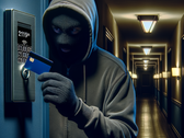 I criminali possono aprire tutte le porte protette Saflok RFID di una proprietà utilizzando una sola chiave magnetica per creare una chiave magnetica principale. (Fonte: Immagine AI Dall-E 3)