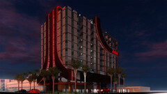 Il rendering del prossimo Atari Hotel (Source: atarihotels)