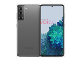 Il Galaxy S21 potrebbe avere il vetro solo su un lato. (Fonte: OnLeaks)