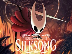 Hollow Knight: Illustrazione di Silksong con logo (Fonte: Team Cherry con modifiche)