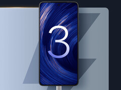 Molti telefoni Xiaomi di ultima generazione sono presenti nell'elenco. Nella foto: Poco F7 Pro con il logo HyperOS 3. (Fonte immagine: Xiaomi - modificato)