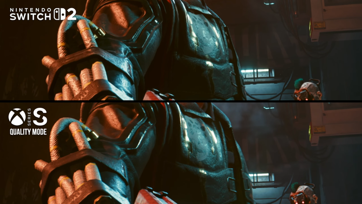 Switch 2 vs Xbox Serie S. (Fonte: Digital Foundry)
