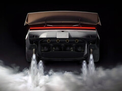 I propulsori della Tesla Roadster 2 in azione.