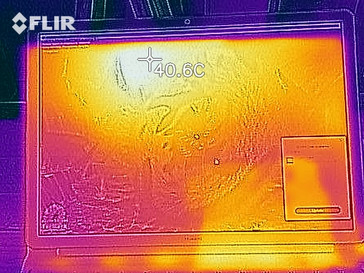 Immagine termica sotto carico – lato superiore