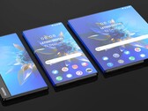 Un rendering di "Huawei rollable". (Fonte: LetsGoDigital) 