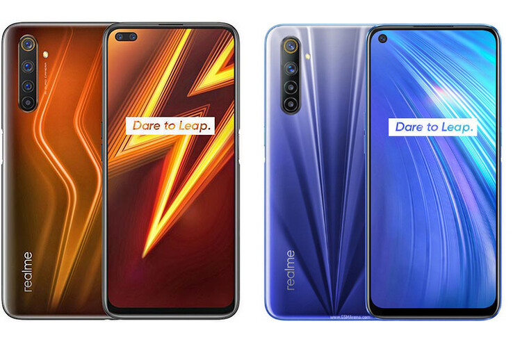 Realme 6 Pro vs 6 (Image Credit: GSMArena)