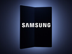 Finora, Samsung ha condiviso solo una silhouette di un futuro Galaxy pieghevole. (Fonte immagine: Samsung - modificato)