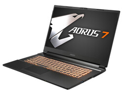 Recensione del computer portatile Aorus 7 KB-7DE1130SH. Dispositivo di test fornito da Gigabyte Germany.