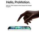 Gli sviluppatori apparentemente non possono eseguire animazioni nelle loro app iOS a 120Hz su iPhone 13 Pro e iPhone 13 Pro Max (Immagine: Apple)