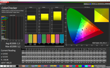 Precisione del Colore (preset: Basic, spazio colore: sRGB)