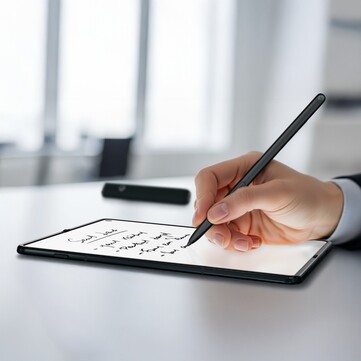 Motorola Razr Fold ha il supporto per lo stilo, a differenza di Galaxy Z Fold 7. (Fonte: Evan Blass)