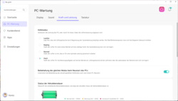 Impostazioni delle prestazioni di MyGram