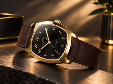 L’orologio Timex Marlin Tonneau TW2Y84500IK con cinturino in pelle marrone