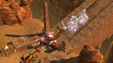 Nella foto: Una schermata di gioco di Titan Quest Anniversary Edition.