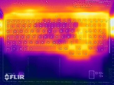 Stress Test delle temperature di superficie (lato superiore)