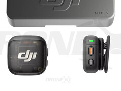 Il DJI Mic 3 sarà leggermente più grande del Mic Mini e notevolmente più piccolo del Mic 2. (Fonte immagine: via DroneXL &amp;amp; Jasper Ellens)