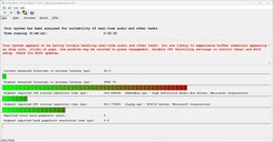 Latenze massime dopo dieci secondi di Prime95