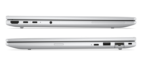 L’EliteBook 8 G2a 14 con la sua connessione Ethernet RJ45 opzionale.