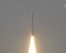 Il veicolo di lancio di NISAR si solleva dal Satish Dhawan Space Center (fonte: ISRO)