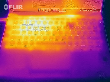 Temperatura, stress test - parte superiore