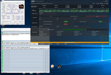 consumo energetico Stress test a 4.2 GHz usando il dissipatore Enermax Liqtech 240