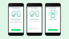 WhatApp ora permette il trasferimento della cronologia delle chat da iOS a un dispositivo Samsung Android. (Fonte immagine: WhatsApp)