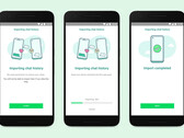 WhatApp ora permette il trasferimento della cronologia delle chat da iOS a un dispositivo Samsung Android. (Fonte immagine: WhatsApp)