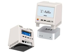 Wokyis M5 è una nuova docking station Thunderbolt 5 per il Mac Mini (Fonte: Wokyis)